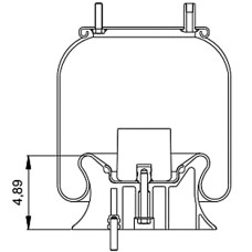 Air Spring Assembly - 1R12-188 / Truck, Trailer, Bus